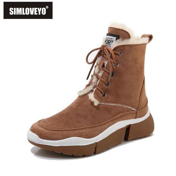 simloveyo cow suede platform sneakers women winter snow shoes plush fur lady winter cross-tied ankle high warm casual size 35-39, Black
simloveyo cow suede platform sneakers women winter snow shoes plush fur lady winter cross-tied ankle high warm casual size 35-39, Black