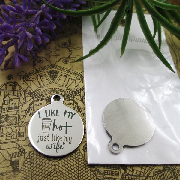 40pcs--"i like my coffee just hubby"stainless steel charms more style for choosing diy pendants necklace, Bronze;silver
40pcs--"i like my coffee just hubby"stainless steel charms more style for choosing diy pendants necklace, Bronze;silver