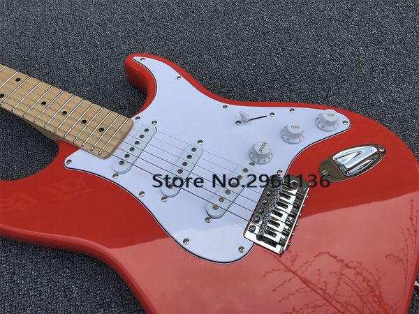 2019 electric guitar,basswood body and maple neck,with red paint,custom s-t electric guitar, ing
2019 electric guitar,basswood body and maple neck,with red paint,custom s-t electric guitar, ing