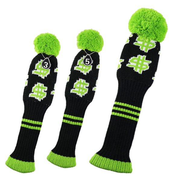 3pcs pompom golf club head cover protector - cute, vintage & durable - for men/women golfer
3pcs pompom golf club head cover protector - cute, vintage & durable - for men/women golfer