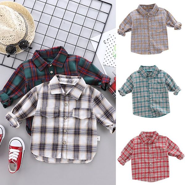 Autumn Casual Cotton Shirts Baby Boys Long Sleeve Plaid Print Shirts Kids Tops Tees Shirts Casual Blouse
Autumn Casual Cotton Shirts Baby Boys Long Sleeve Plaid Print Shirts Kids Tops Tees Shirts Casual Blouse