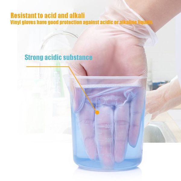 100pcs disposable latex rubber gloves household cleaning experiment catering gloves universal left and right hand
100pcs disposable latex rubber gloves household cleaning experiment catering gloves universal left and right hand