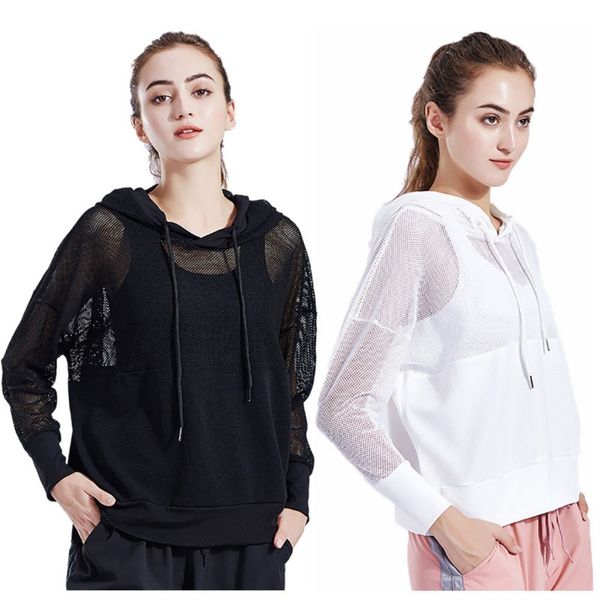 women's running fitness wear hooded sports blouses yoga clothes long sleeves t-shirt, White;red
women's running fitness wear hooded sports blouses yoga clothes long sleeves t-shirt, White;red
