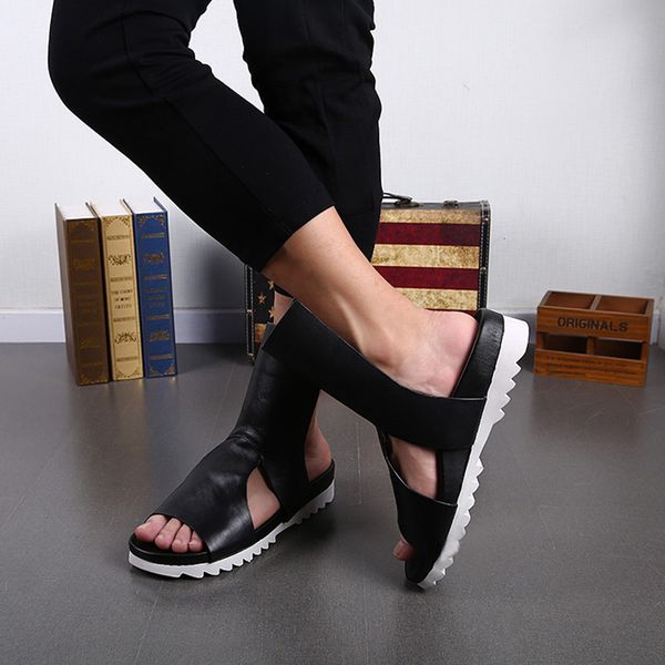 2020 men shoes rock summer men sandals gladiator handsome leather sandalias hombre hollow slip on sandal, us12, Black
2020 men shoes rock summer men sandals gladiator handsome leather sandalias hombre hollow slip on sandal, us12, Black