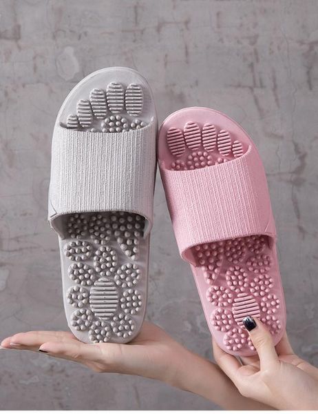 foot massage slipper female household summer couple's indoor bathroom non-slip soft bottom summer slippers men slippers, Black
foot massage slipper female household summer couple's indoor bathroom non-slip soft bottom summer slippers men slippers, Black