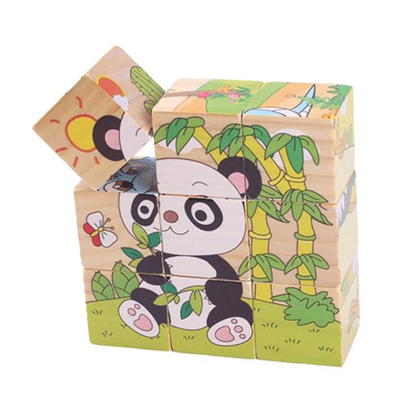 1pcs nine blocks six-sided 3d jigsaw cubes puzzle blocks animals wooden toys for children kids educational toys funny games gyh
1pcs nine blocks six-sided 3d jigsaw cubes puzzle blocks animals wooden toys for children kids educational toys funny games gyh