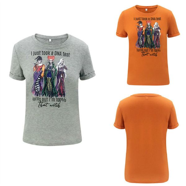 women's halloween print t-shirt ladies casual short sleeve o neck personality t shirt, White
women's halloween print t-shirt ladies casual short sleeve o neck personality t shirt, White