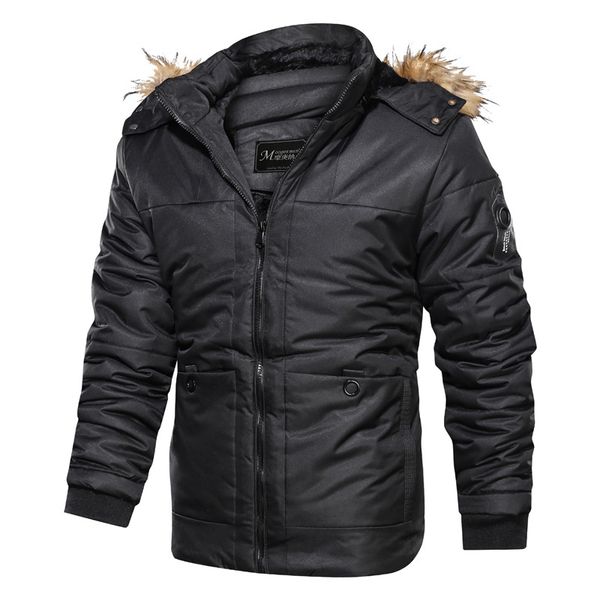 winter men casual parkas fashion patchwork slim fit coat thick warm homme zipper jacket fur collar hooded clothing outwear,6905, Black
winter men casual parkas fashion patchwork slim fit coat thick warm homme zipper jacket fur collar hooded clothing outwear,6905, Black