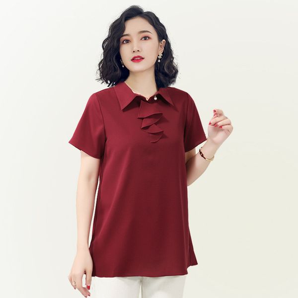 2020 summer red chiffon shirt big plus size female chiffon blouse ladies short sleeve blouses 4xl 5xl 6xl, White
2020 summer red chiffon shirt big plus size female chiffon blouse ladies short sleeve blouses 4xl 5xl 6xl, White
