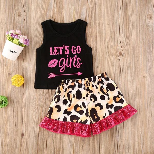 1-5y summer infant outfits baby girls clothes letter print sleeveless vest +leopard shorts 2pcs girl outfits ropa, White
1-5y summer infant outfits baby girls clothes letter print sleeveless vest +leopard shorts 2pcs girl outfits ropa, White