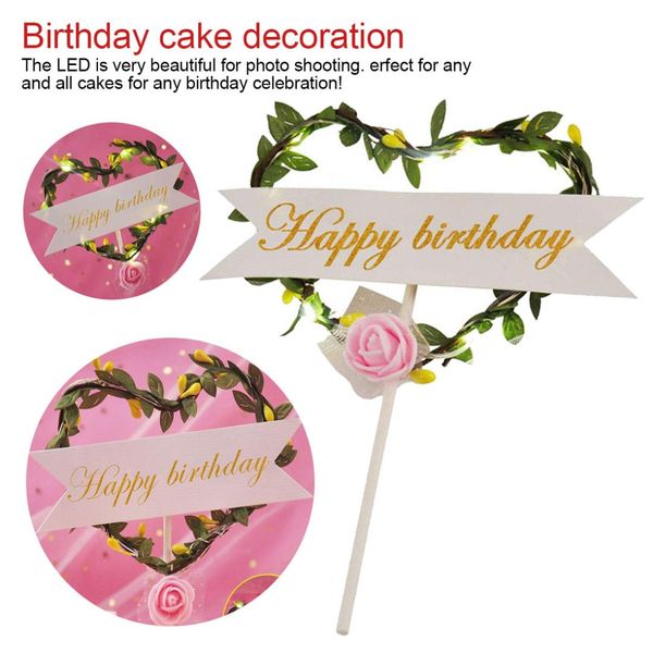 led glowing flower wreath cake er happy birthday cake decor for birthday party gold leaves ers
led glowing flower wreath cake er happy birthday cake decor for birthday party gold leaves ers