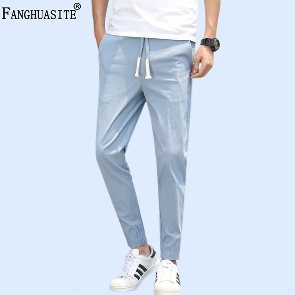 2019 men's casual pants linen cotton slim version ankle-length pants men solid color comfortable fashion casual trousers male, Black
2019 men's casual pants linen cotton slim version ankle-length pants men solid color comfortable fashion casual trousers male, Black