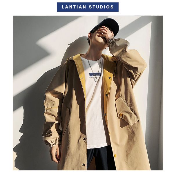 2020 autumn men long trench back letter print casual loose jackets hip hop warm hooded trench coats plus size man clothes, Tan;black
2020 autumn men long trench back letter print casual loose jackets hip hop warm hooded trench coats plus size man clothes, Tan;black