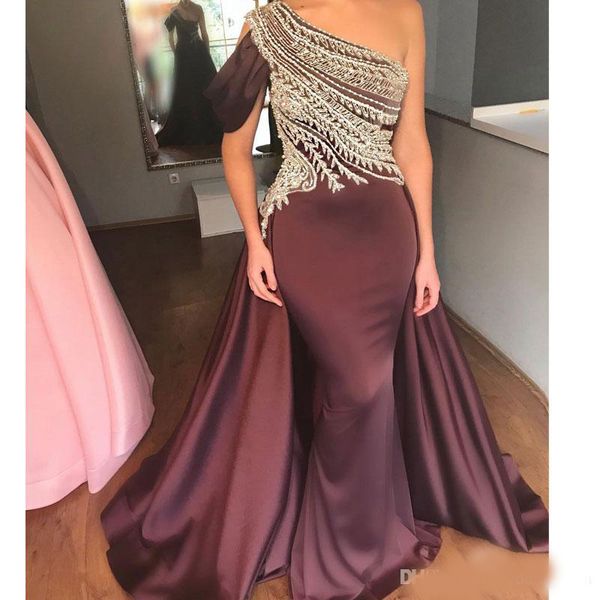 elegant burgundy mermaid beaded evening dresses one shoulder overskirt formal dress crystals floor length plus size satin prom gowns, Black;red
elegant burgundy mermaid beaded evening dresses one shoulder overskirt formal dress crystals floor length plus size satin prom gowns, Black;red