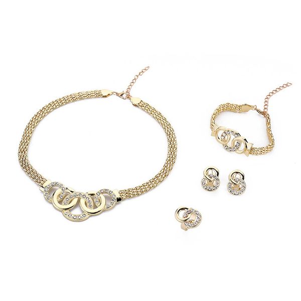 4pcs/set necklace pendant earrings jewelry set elegant design necklace+earrings jewelry+ring women jewelry, Silver
4pcs/set necklace pendant earrings jewelry set elegant design necklace+earrings jewelry+ring women jewelry, Silver