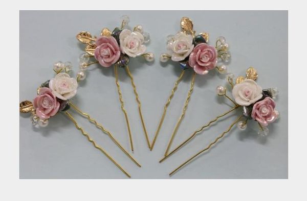 bride headwear wedding handmade hairpin golden ceramic bride headwear bride jewelry, Slivery;golden
bride headwear wedding handmade hairpin golden ceramic bride headwear bride jewelry, Slivery;golden