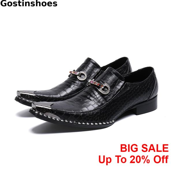men shoes black crocodile printed genuine leather men casual business shoes plain metal cap toe oxfords slip on leisure shoe
men shoes black crocodile printed genuine leather men casual business shoes plain metal cap toe oxfords slip on leisure shoe