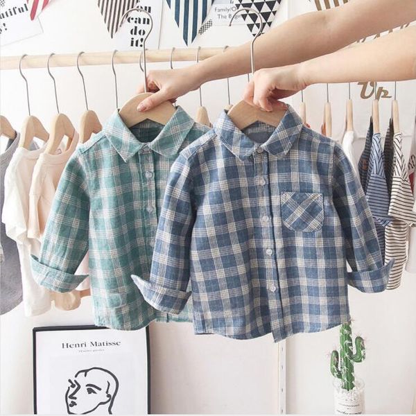 baby plaid shirts kids boys girls long sleeve cotton turn down collar blouse grid casual t-shirt toddler boutique gentleman suit byp624, White;black
baby plaid shirts kids boys girls long sleeve cotton turn down collar blouse grid casual t-shirt toddler boutique gentleman suit byp624, White;black