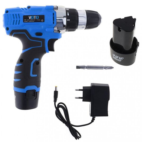 voto vt601 12v cordless electric screwdriver / drill rechargeable lithium battery electric screw driver with two-speed adjustm
voto vt601 12v cordless electric screwdriver / drill rechargeable lithium battery electric screw driver with two-speed adjustm