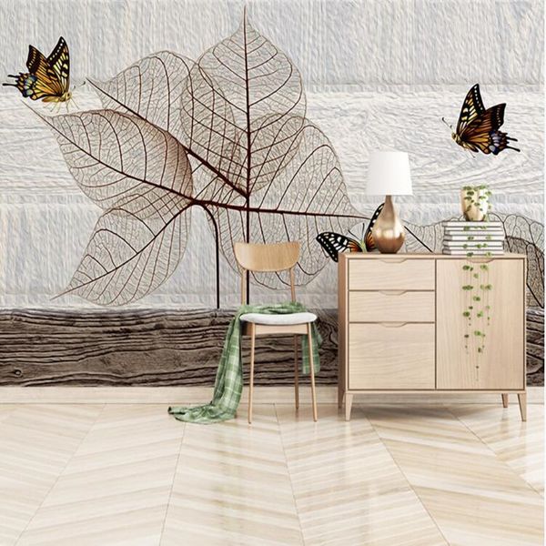 milofi custom 3d nordic hand-painted plant leaves butterfly large background wallpaper mural
milofi custom 3d nordic hand-painted plant leaves butterfly large background wallpaper mural