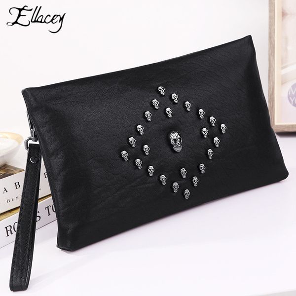 personalized skull rivet men's handbags genuine leather clutch bag cow leather envelope bag leisure fashion men's wrist
personalized skull rivet men's handbags genuine leather clutch bag cow leather envelope bag leisure fashion men's wrist