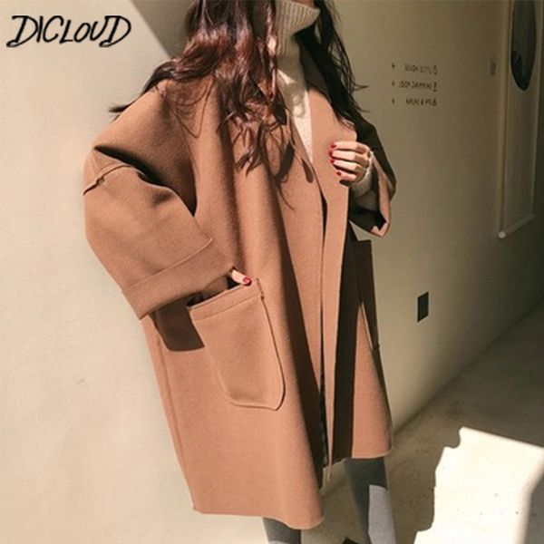 dicloud fashion coats women 2018 winter open stitch outerwear female long coat ladies designer clothes woolen jackests plus size, Black
dicloud fashion coats women 2018 winter open stitch outerwear female long coat ladies designer clothes woolen jackests plus size, Black