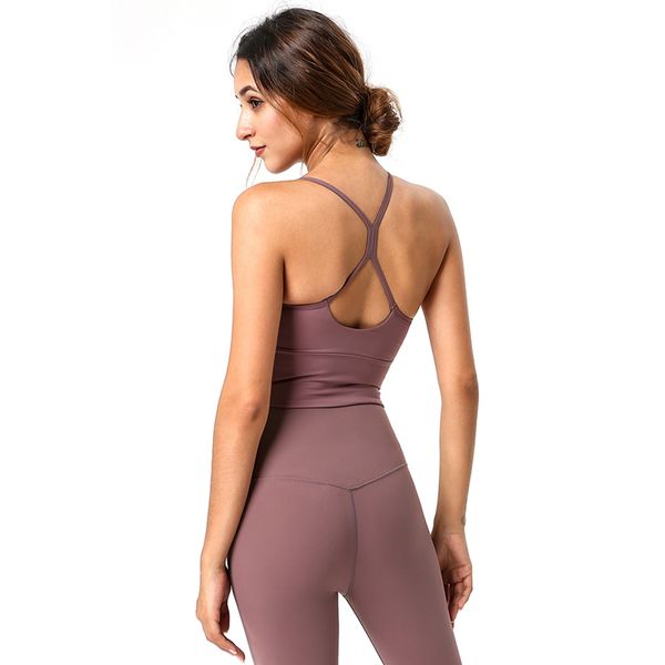 sports camisole women lady cross-back bra vest tank underwear fitness apparel clothing for yoga running, White;black
sports camisole women lady cross-back bra vest tank underwear fitness apparel clothing for yoga running, White;black