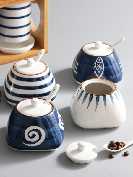 1 шт sugar bowl главной кухни ceramica соль приправа приправа горшок баночка с ложкой
1 шт sugar bowl главной кухни ceramica соль приправа приправа горшок баночка с ложкой