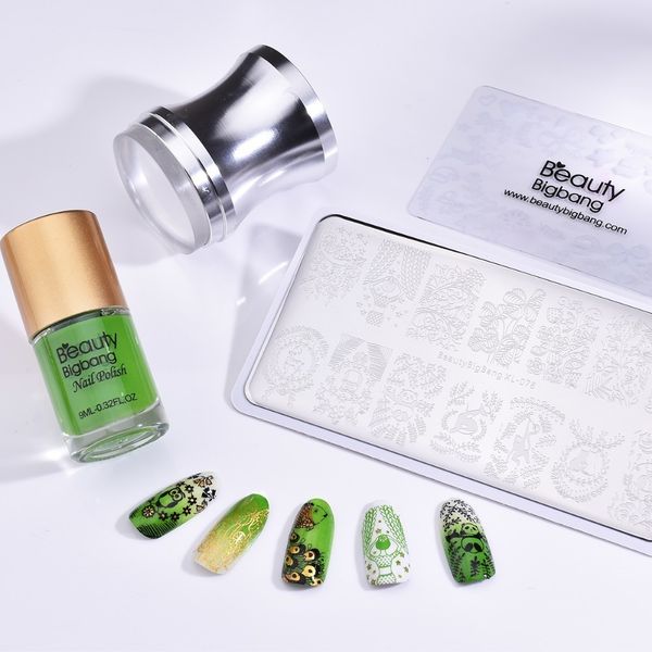 beautybigbang nail stamping plate 6*12cm geometric theme rectangle triangle feather design nail art template stencil for nails, White
beautybigbang nail stamping plate 6*12cm geometric theme rectangle triangle feather design nail art template stencil for nails, White