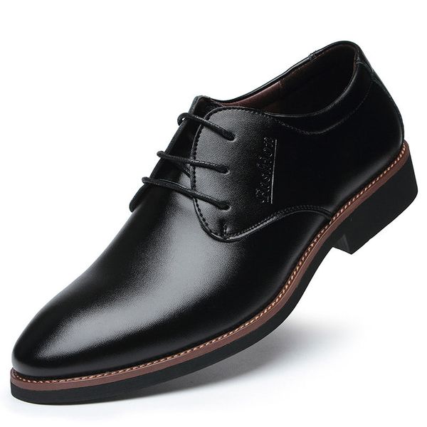 brand men leather shoes oxfords british style men leather dress shoes mens business formal, Black
brand men leather shoes oxfords british style men leather dress shoes mens business formal, Black