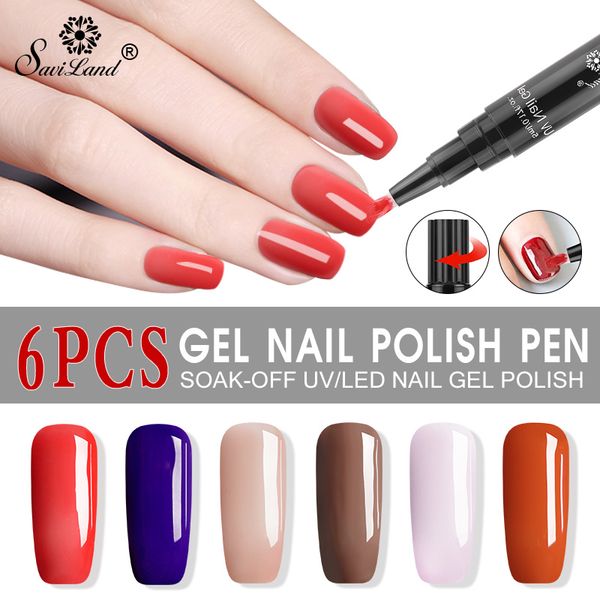 saviland gel nail varnish pen gel paint 58 colors glitter nude nail polish pen 6pcs set dawdler uv & led art lacquer
saviland gel nail varnish pen gel paint 58 colors glitter nude nail polish pen 6pcs set dawdler uv & led art lacquer