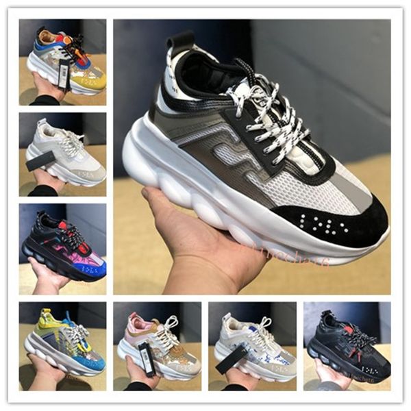 designer men women chain reaction males luxury shoes chaussure femme sport trainers casual fashion platform sneakers, Black
designer men women chain reaction males luxury shoes chaussure femme sport trainers casual fashion platform sneakers, Black