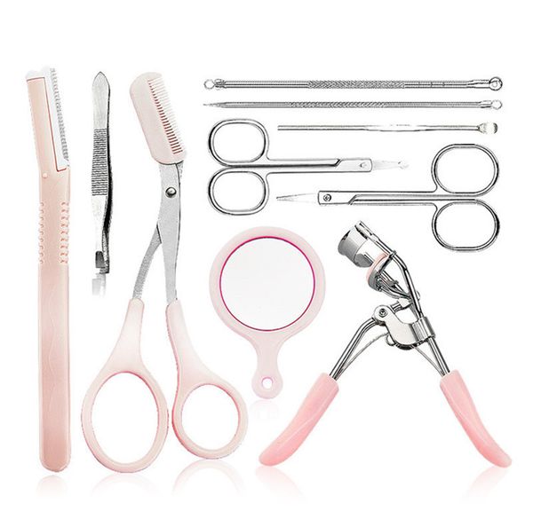 new 10 in 1 eyebrow shaping tool eyebrow shaping knife eye curling eyelash curler beauty shaving eyebrow scissors makeup set
new 10 in 1 eyebrow shaping tool eyebrow shaping knife eye curling eyelash curler beauty shaving eyebrow scissors makeup set