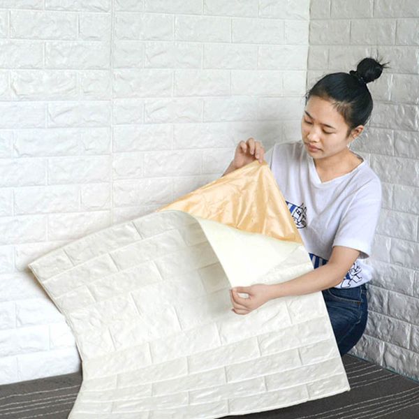 70*77cm self-adhesive wallpaper 3d stereo wall stickers bedroom warm background wall soft pack foam wallpaper decorative stickers
70*77cm self-adhesive wallpaper 3d stereo wall stickers bedroom warm background wall soft pack foam wallpaper decorative stickers