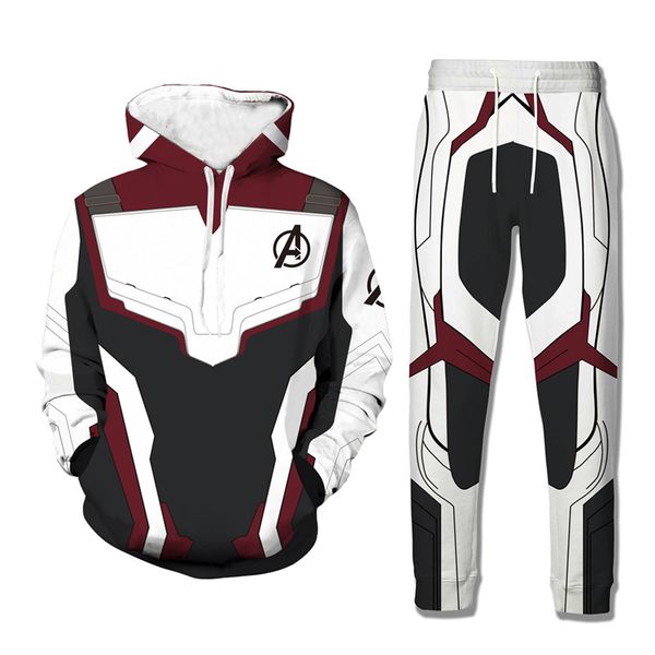 2019 fashion 3d the avengers 4 hoodies suit two pieces sets casual hoodie+pants tracksuit sweats joggers plus size, Gray
2019 fashion 3d the avengers 4 hoodies suit two pieces sets casual hoodie+pants tracksuit sweats joggers plus size, Gray