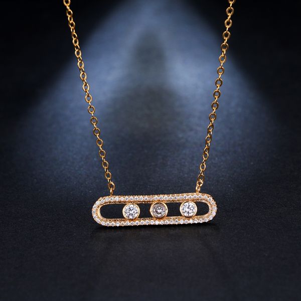 emmaya brand unique originality 2 colors zircon geometric pendant adjustable necklace for women fashion crystal jewelry gift, Silver
emmaya brand unique originality 2 colors zircon geometric pendant adjustable necklace for women fashion crystal jewelry gift, Silver