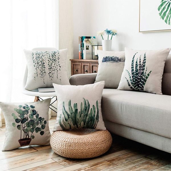 4pc green plant pattern linen square simple fashion throw pillow case fiber cushion sofa cushion cover home decoration l620
4pc green plant pattern linen square simple fashion throw pillow case fiber cushion sofa cushion cover home decoration l620
