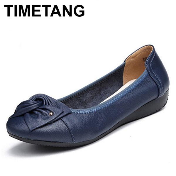 timetang plus size spring\autumn genuine leather shoes woman flats work classi fashion bowknot female casual ballet ladies shoes y190704, Black
timetang plus size spring\autumn genuine leather shoes woman flats work classi fashion bowknot female casual ballet ladies shoes y190704, Black