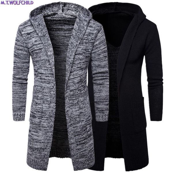 good quality 2018 winter mens long hooded cardigan knitted sweaters casual mens thick knitting coats fashion loose clothing, White;black
good quality 2018 winter mens long hooded cardigan knitted sweaters casual mens thick knitting coats fashion loose clothing, White;black