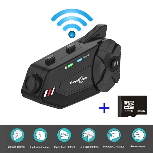 r1 plus wifi мотоцикл рекордер dvr bluetooth 5.0 группа разговора 6 riders интерком 1080p видео шлем переговорные гарнитуры
r1 plus wifi мотоцикл рекордер dvr bluetooth 5.0 группа разговора 6 riders интерком 1080p видео шлем переговорные гарнитуры