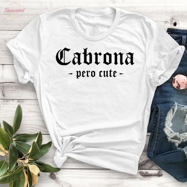 2020 cabrona graphic women t shirt summer cartoon printed woman t shirt black white casual tee o neck female clothes
2020 cabrona graphic women t shirt summer cartoon printed woman t shirt black white casual tee o neck female clothes