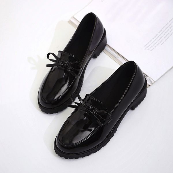 women's spring casual shoes wild bowknot square heel ankle shoes, Black
women's spring casual shoes wild bowknot square heel ankle shoes, Black