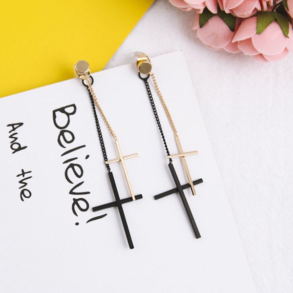 new design personality double cross long drop dangle earrings for women fashion lady girls statement jewelry wholesale 5a4015, Silver
new design personality double cross long drop dangle earrings for women fashion lady girls statement jewelry wholesale 5a4015, Silver