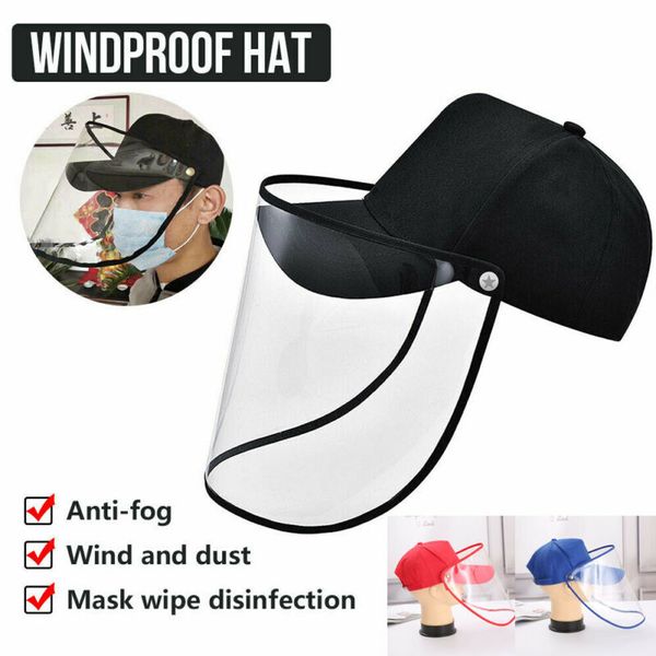 detachable baseball cap full-face protective hat men/women anti saliva 6 color, Blue;gray
detachable baseball cap full-face protective hat men/women anti saliva 6 color, Blue;gray