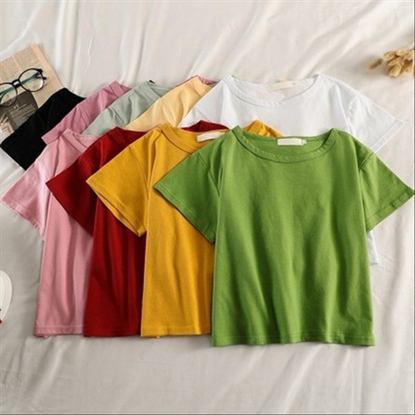 women's 2019 avocado green cotton t-shirt high waist short sleeve cotton t-shirt women's super fire cec fashionable short, White
women's 2019 avocado green cotton t-shirt high waist short sleeve cotton t-shirt women's super fire cec fashionable short, White