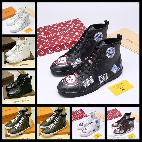 21fw designers men casual shoes high sneakers for men fashion comfortable leisure shoes classic platform stability male shoes zapatillas, Black
21fw designers men casual shoes high sneakers for men fashion comfortable leisure shoes classic platform stability male shoes zapatillas, Black