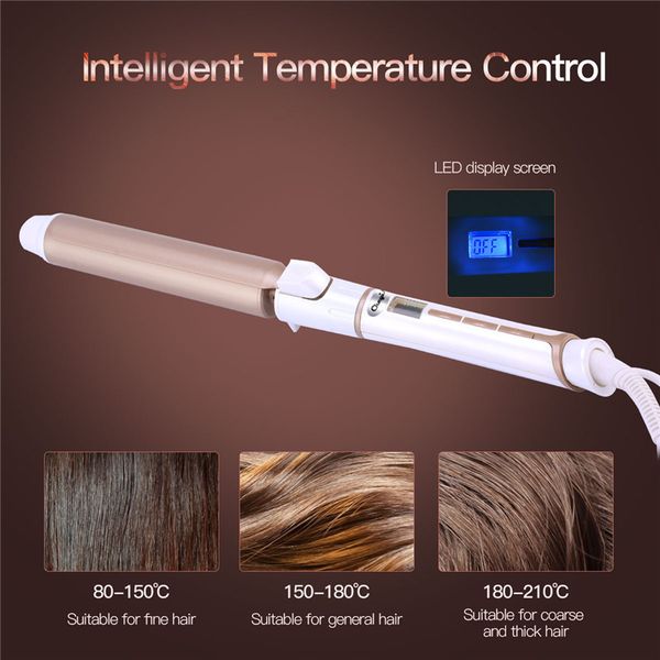32mm hair curling iron tongs hair waver cone electric hair curler roller led digital temperature control ceramic styling tools
32mm hair curling iron tongs hair waver cone electric hair curler roller led digital temperature control ceramic styling tools