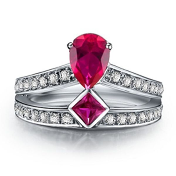 sterling silver jewelry wholesale synthetic ruby ring for women brand quality gemstone jewelry 18k white gold plated with box luxury ring, Slivery;golden
sterling silver jewelry wholesale synthetic ruby ring for women brand quality gemstone jewelry 18k white gold plated with box luxury ring, Slivery;golden