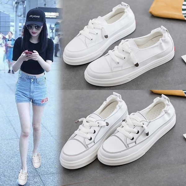 shallow mouth white shoes female 2019 summer new student lazy casual shoes korean version of the wild flat-bottomed, Black
shallow mouth white shoes female 2019 summer new student lazy casual shoes korean version of the wild flat-bottomed, Black