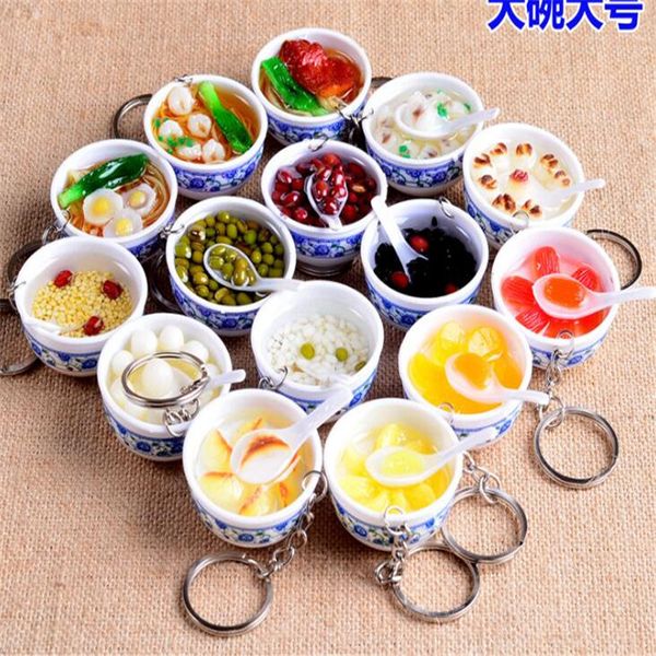 simulation key chains noodle creative keychain chinese blue and white porcelain bowl mini bag pendant b141, Silver
simulation key chains noodle creative keychain chinese blue and white porcelain bowl mini bag pendant b141, Silver